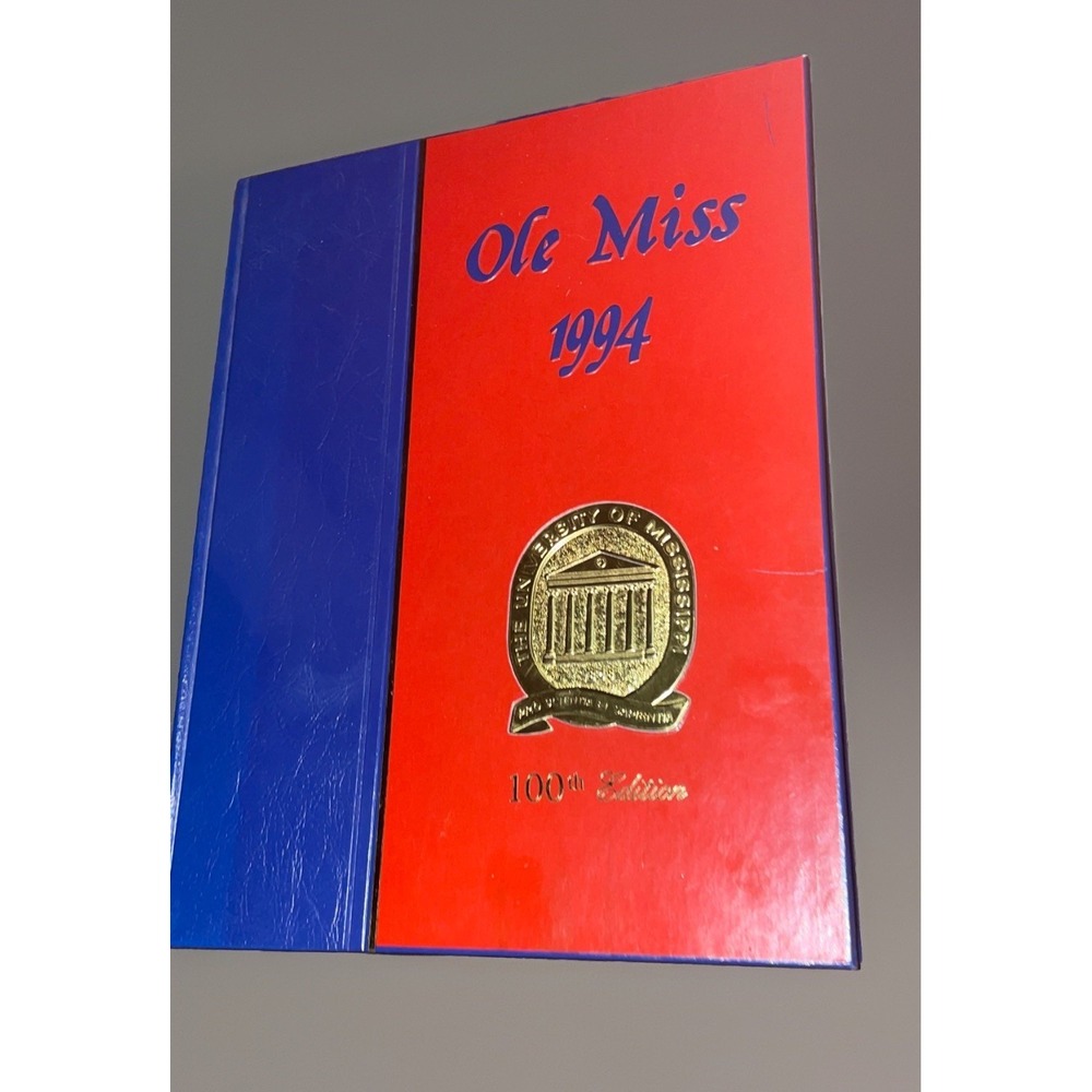The University Of Mississippi 1994 Ole Miss Yearbook. 100th Edition